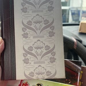 Vintage-Inspired Floral Journal with Brown Accents